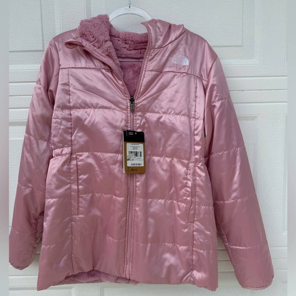 The North Face Kids Light Pink Puffer Jacket